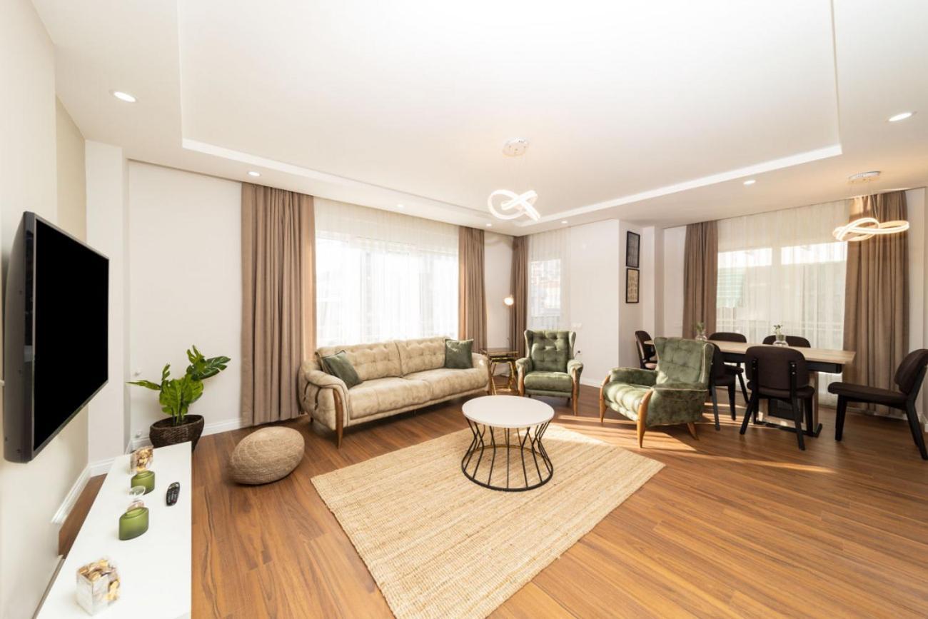 Апартаменты Central Flat With Balcony Near Sea In Muratpasa Анталья Экстерьер фото