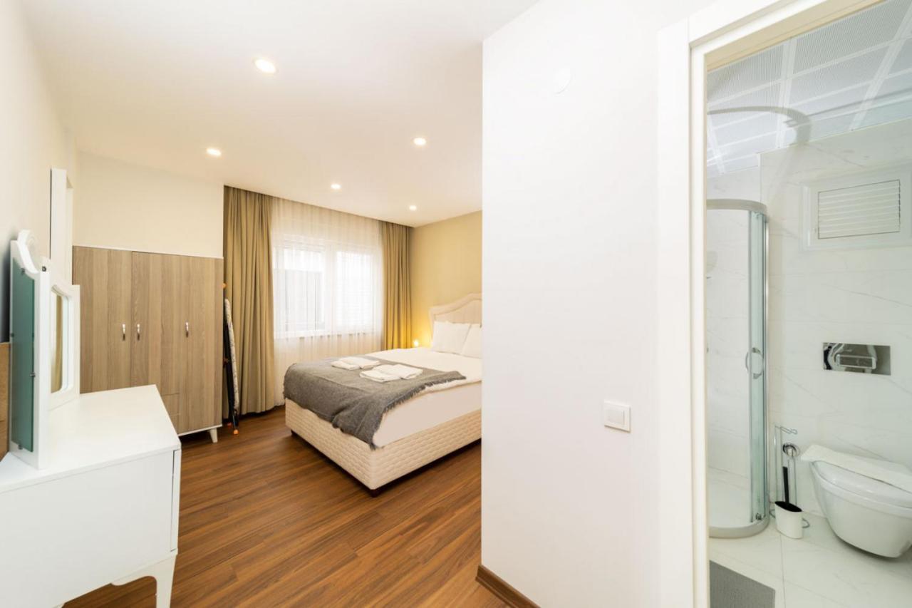 Апартаменты Central Flat With Balcony Near Sea In Muratpasa Анталья Экстерьер фото